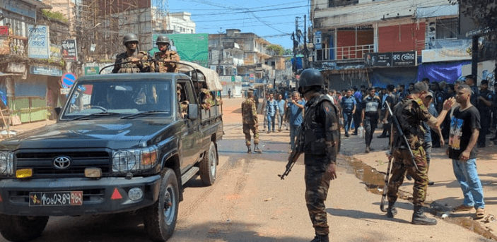 আইনশৃঙ্খলা বাহিনীর নিয়ন্ত্রণে খাগড়াছড়ি সদর